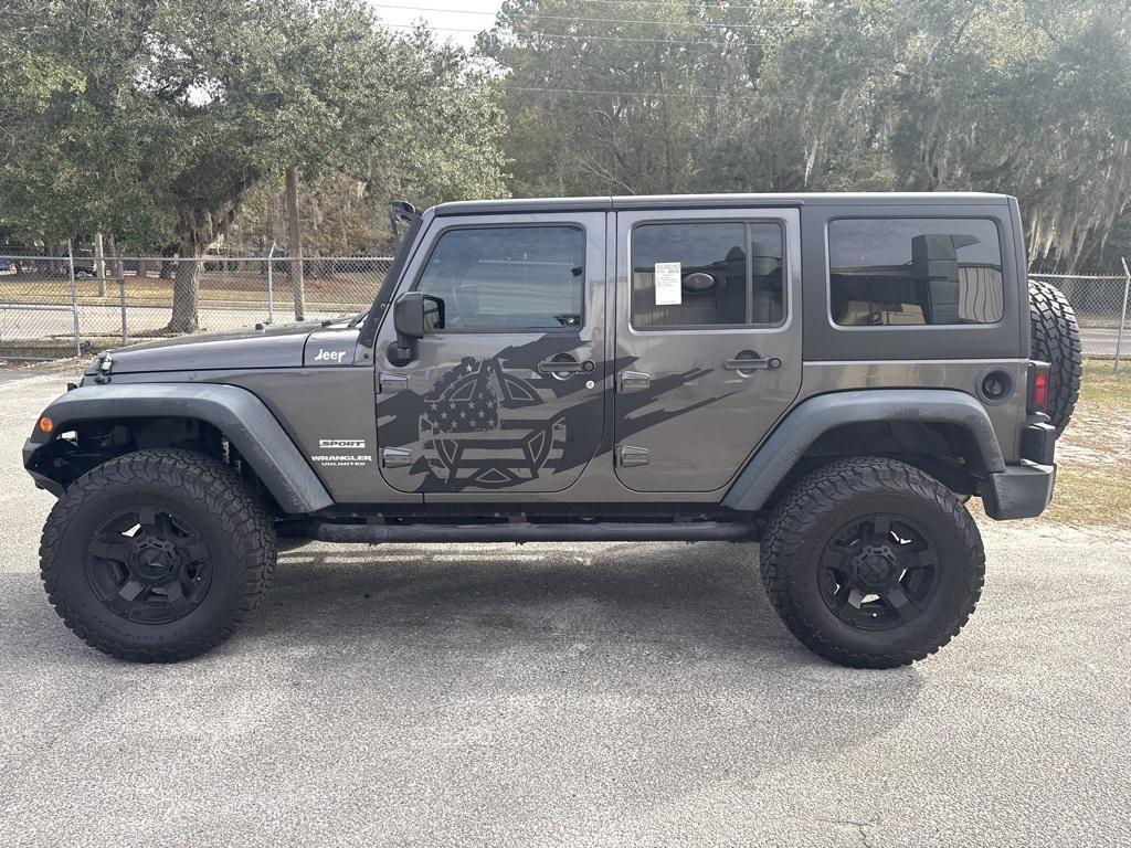 used 2017 Jeep Wrangler Unlimited car, priced at $18,167