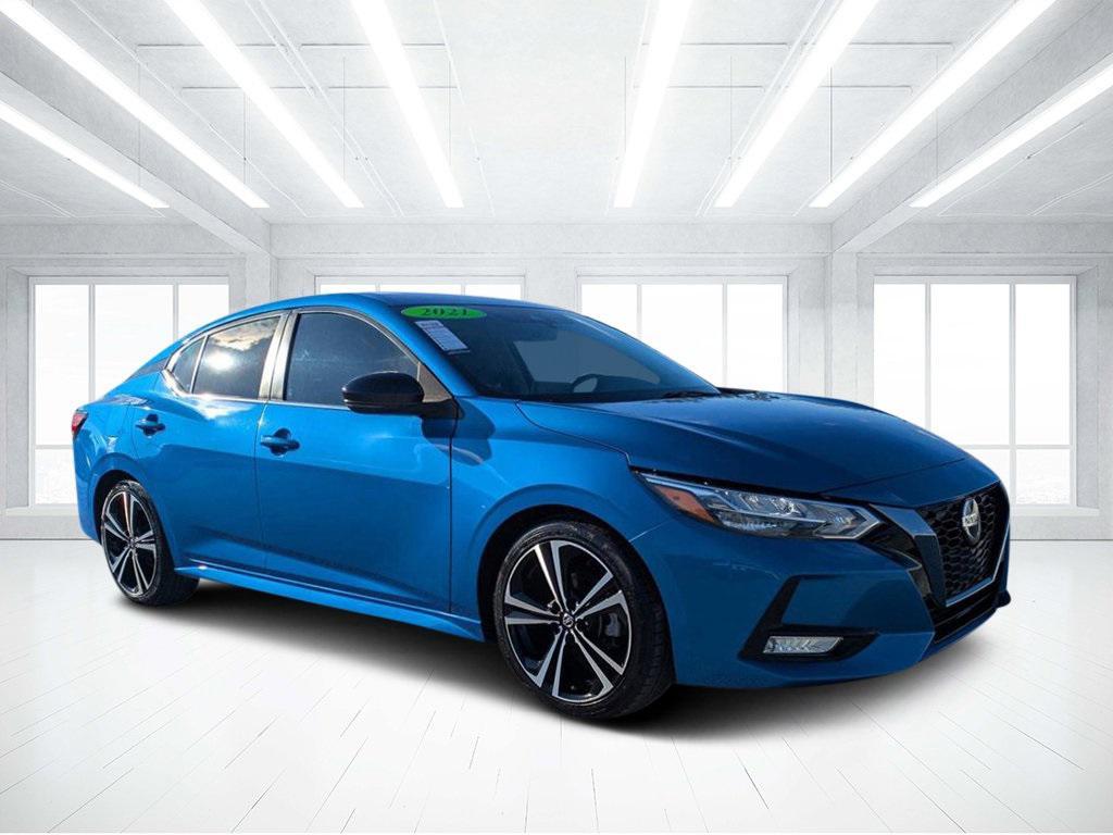 used 2021 Nissan Sentra car, priced at $13,750