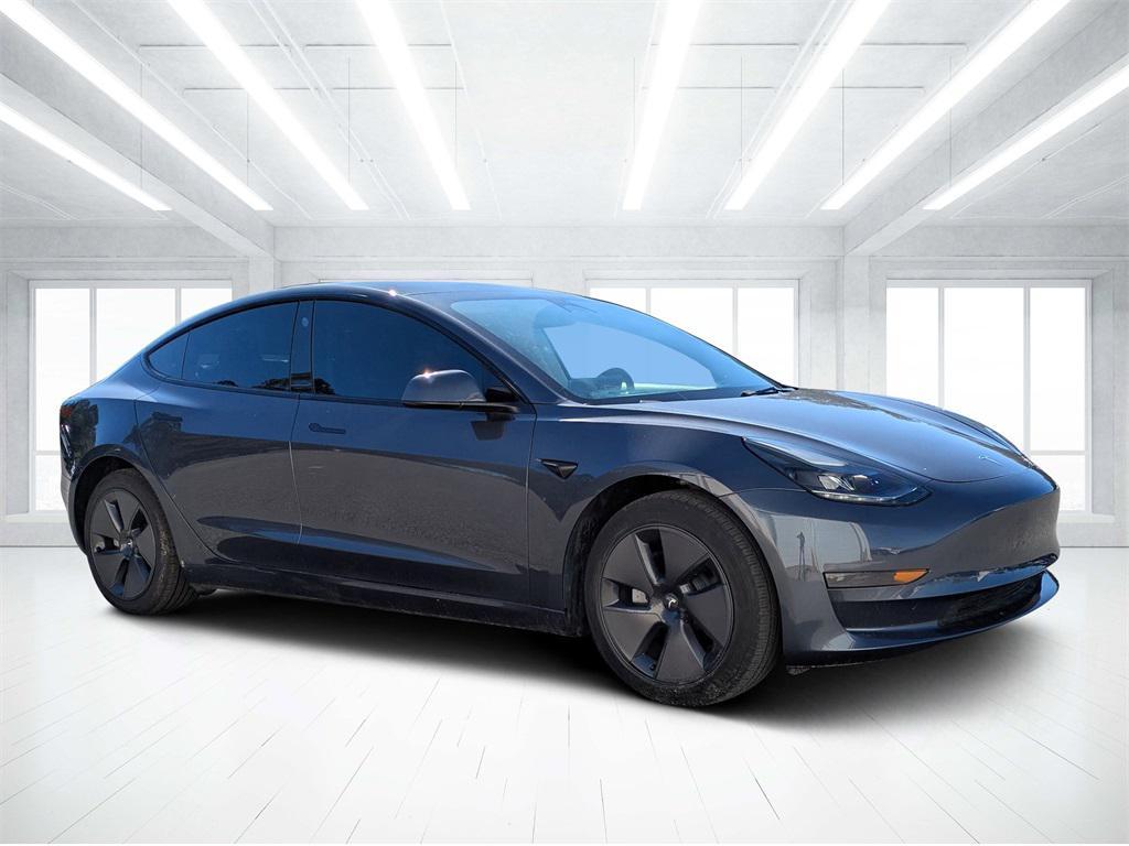 used 2023 Tesla Model 3 car, priced at $23,500