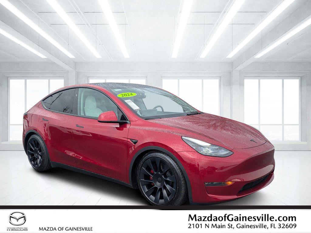 used 2024 Tesla Model Y car, priced at $34,554