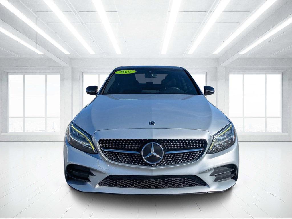 used 2021 Mercedes-Benz C-Class car, priced at $19,500