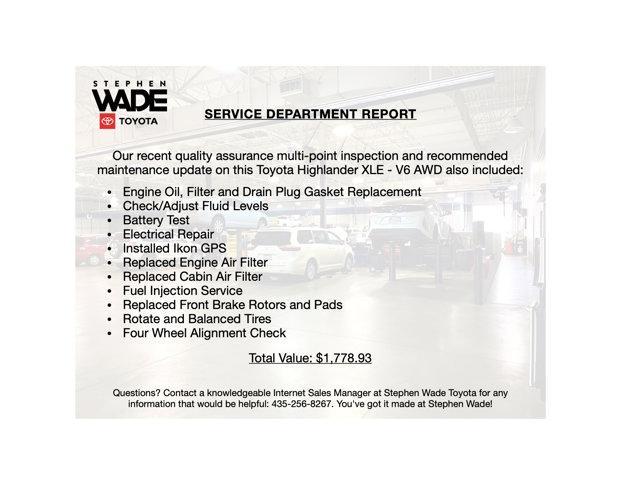 used 2020 Toyota Highlander car, priced at $26,992