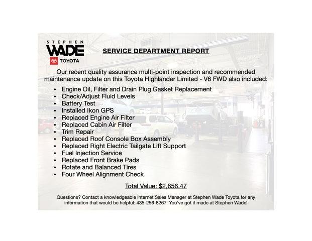 used 2020 Toyota Highlander car, priced at $28,752