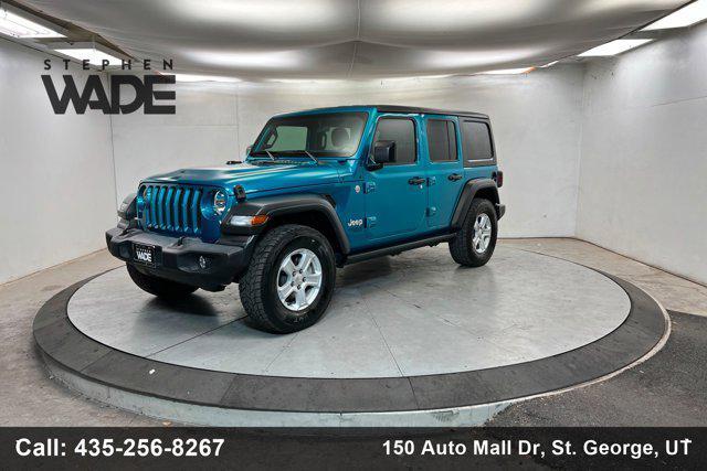 used 2019 Jeep Wrangler Unlimited car, priced at $26,386