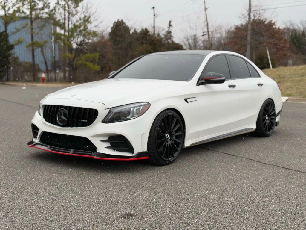 used 2020 Mercedes-Benz AMG C 43 car, priced at $32,999