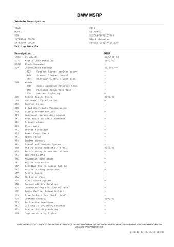 used 2019 BMW X5 car, priced at $26,971