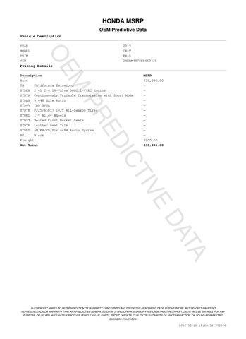 used 2015 Honda CR-V car, priced at $18,900