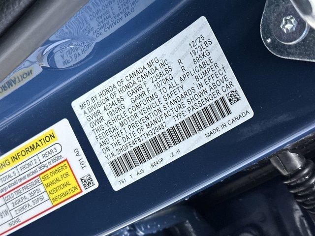 new 2026 Honda Civic Hybrid car, priced at $32,645