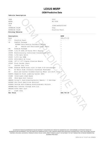 used 2010 Lexus RX 450h car, priced at $9,900