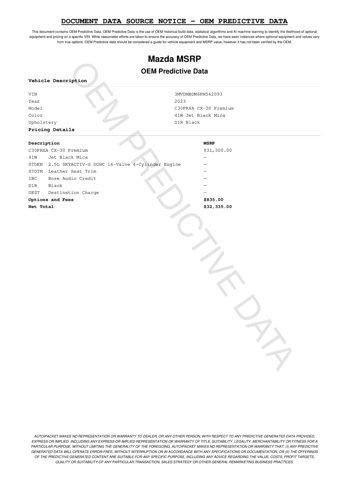 used 2023 Mazda CX-30 car, priced at $24,471
