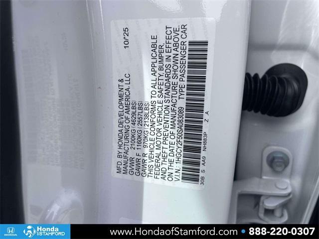 used 2025 Honda Accord Hybrid car, priced at $28,000