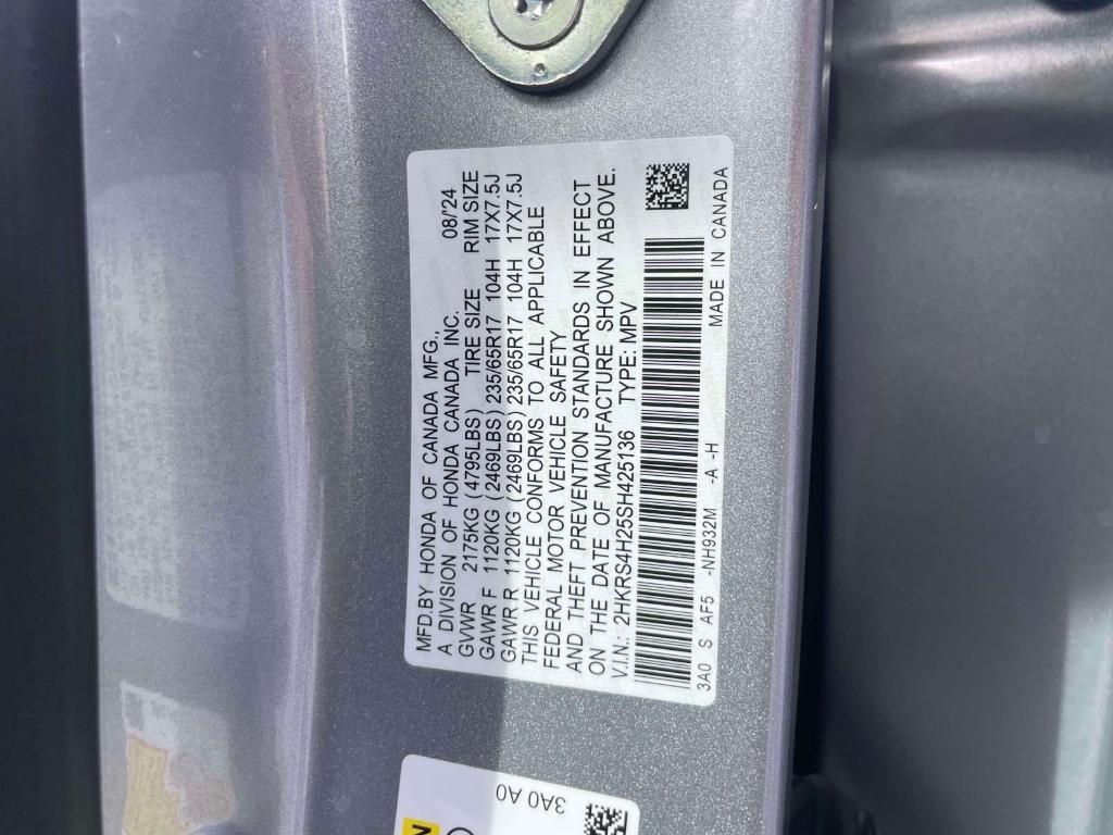 used 2025 Honda CR-V car, priced at $27,000