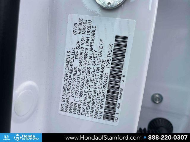 used 2025 Honda Ridgeline car, priced at $37,500