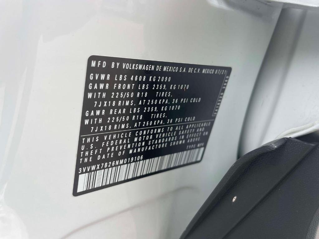 used 2022 Volkswagen Taos car, priced at $19,955