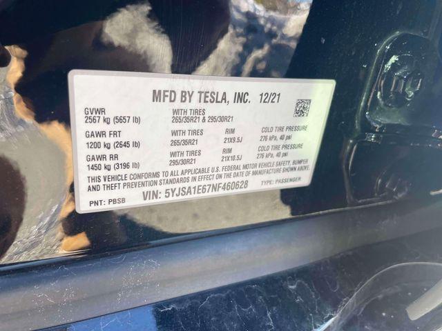 used 2022 Tesla Model S car, priced at $59,799