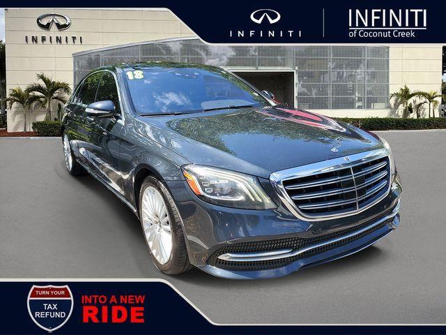 used 2018 Mercedes-Benz S-Class car, priced at $35,991