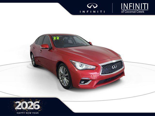 used 2022 INFINITI Q50 car, priced at $23,988