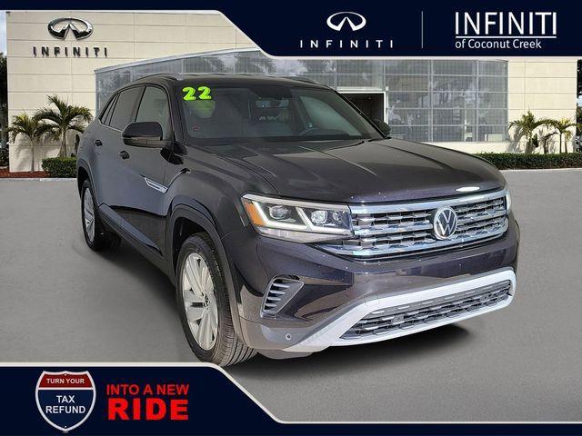 used 2022 Volkswagen Atlas Cross Sport car, priced at $27,983