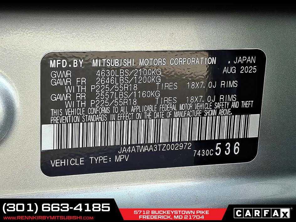 new 2026 Mitsubishi Eclipse Cross car, priced at $30,725