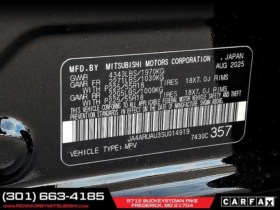 new 2025 Mitsubishi Outlander Sport car, priced at $25,820