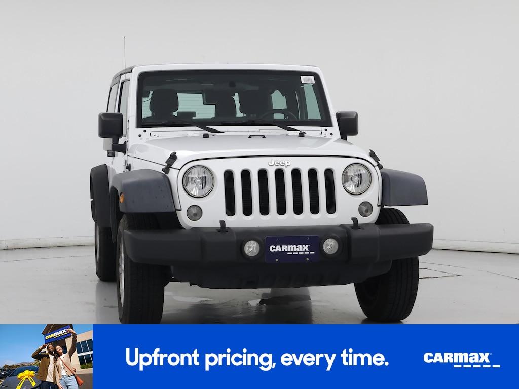 used 2016 Jeep Wrangler car, priced at $20,998
