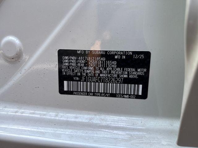 new 2026 Subaru Impreza car, priced at $30,866