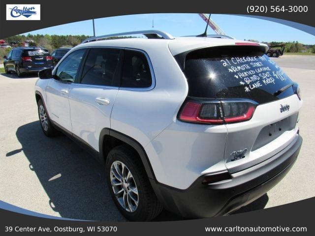 used 2021 Jeep Cherokee car, priced at $18,999