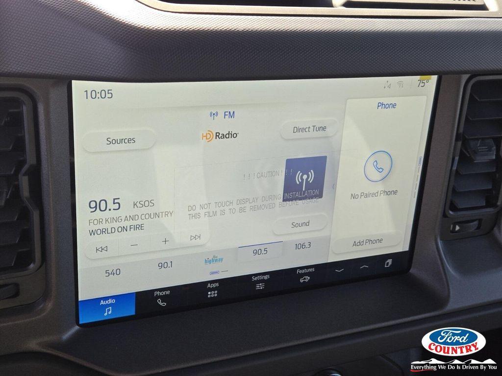 new 2025 Ford Bronco car, priced at $43,956