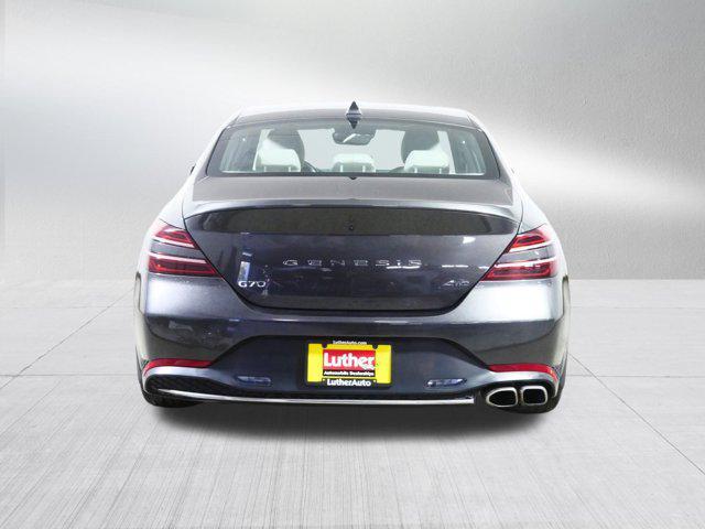 used 2023 Genesis G70 car, priced at $30,996