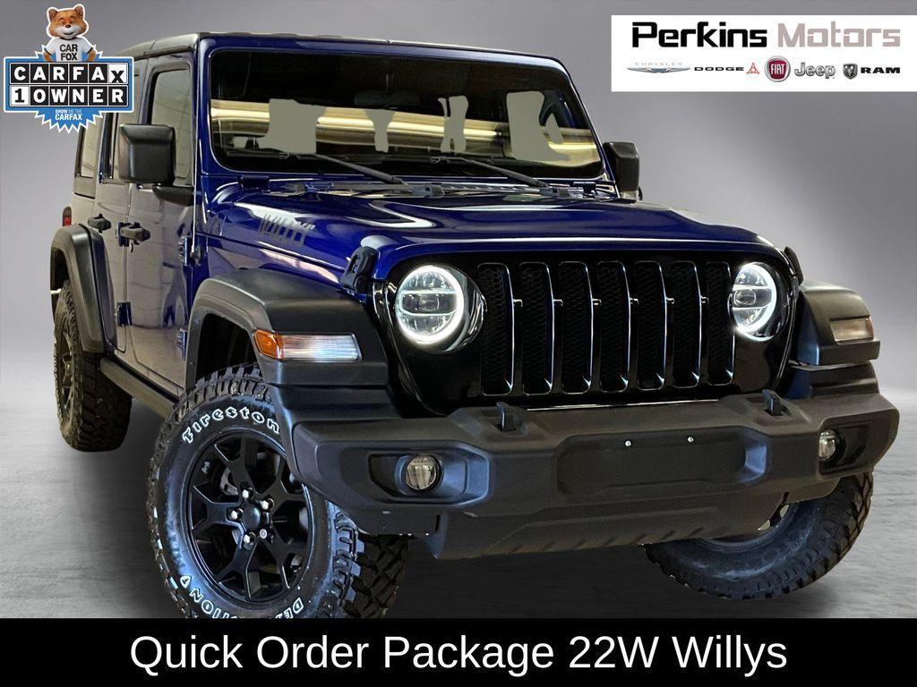 used 2020 Jeep Wrangler Unlimited car, priced at $22,974
