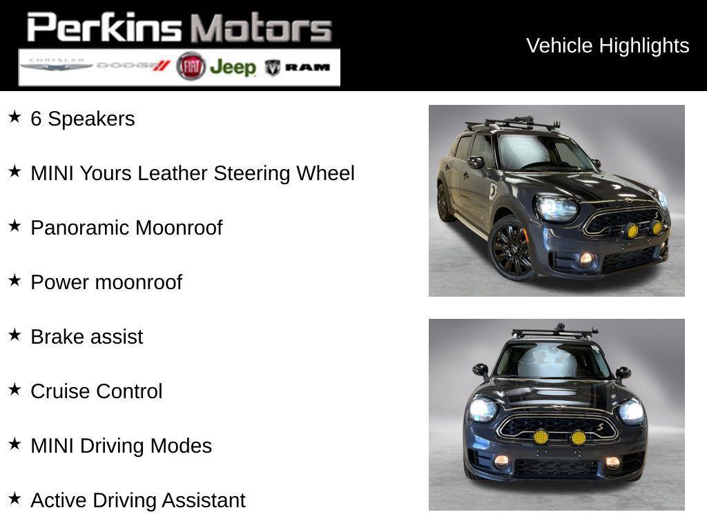 used 2019 MINI E Countryman car, priced at $19,790