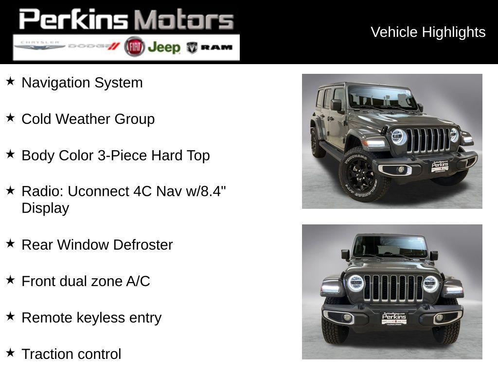 used 2021 Jeep Wrangler Unlimited 4xe car, priced at $27,108