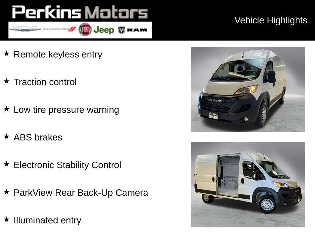 new 2025 Ram ProMaster 1500 car, priced at $39,713