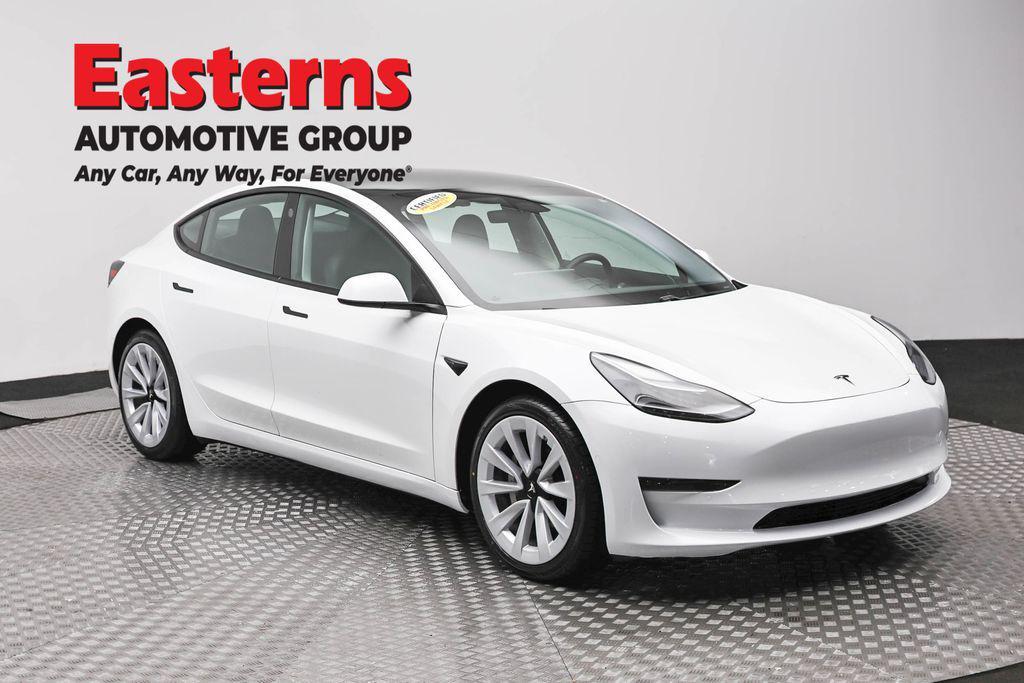 used 2021 Tesla Model 3 car, priced at $22,589