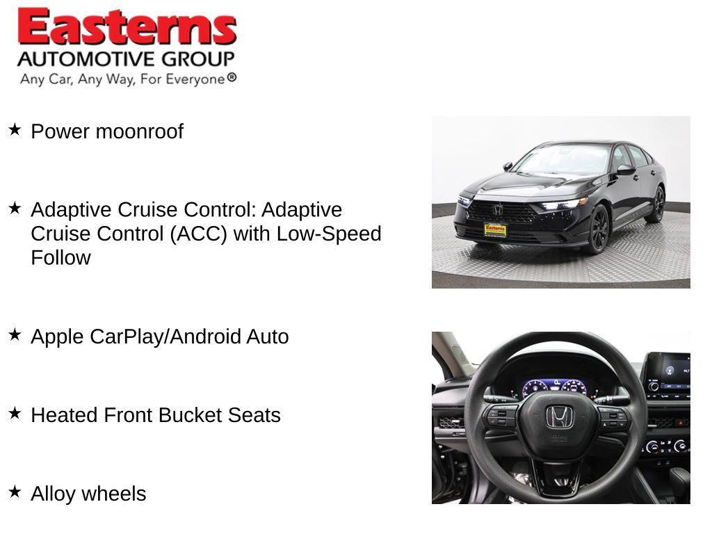 used 2025 Honda Accord car, priced at $27,690