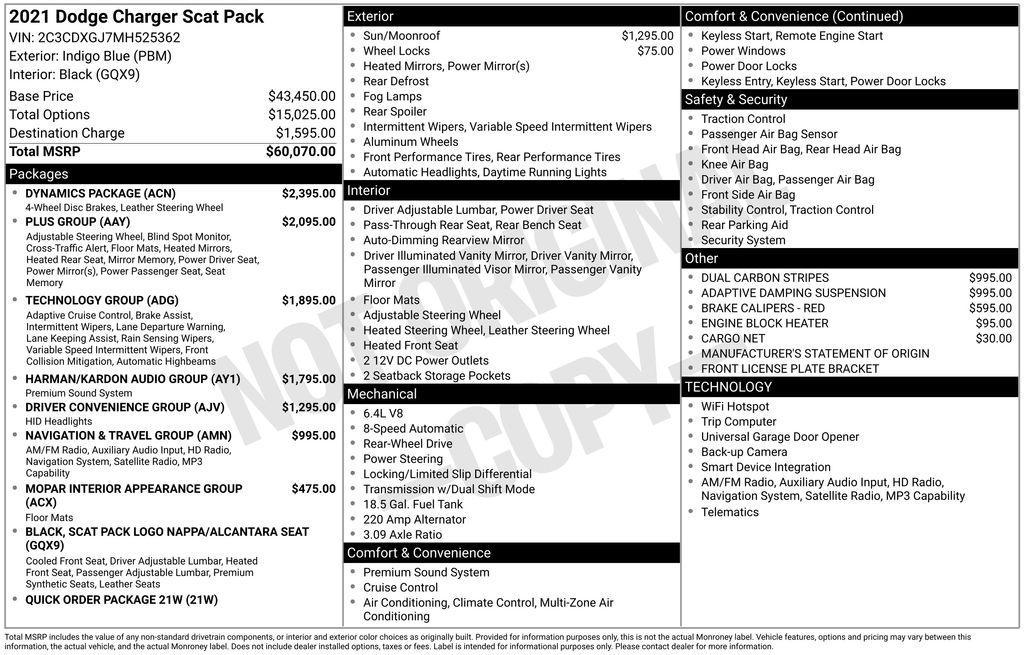 used 2021 Dodge Charger car, priced at $37,950