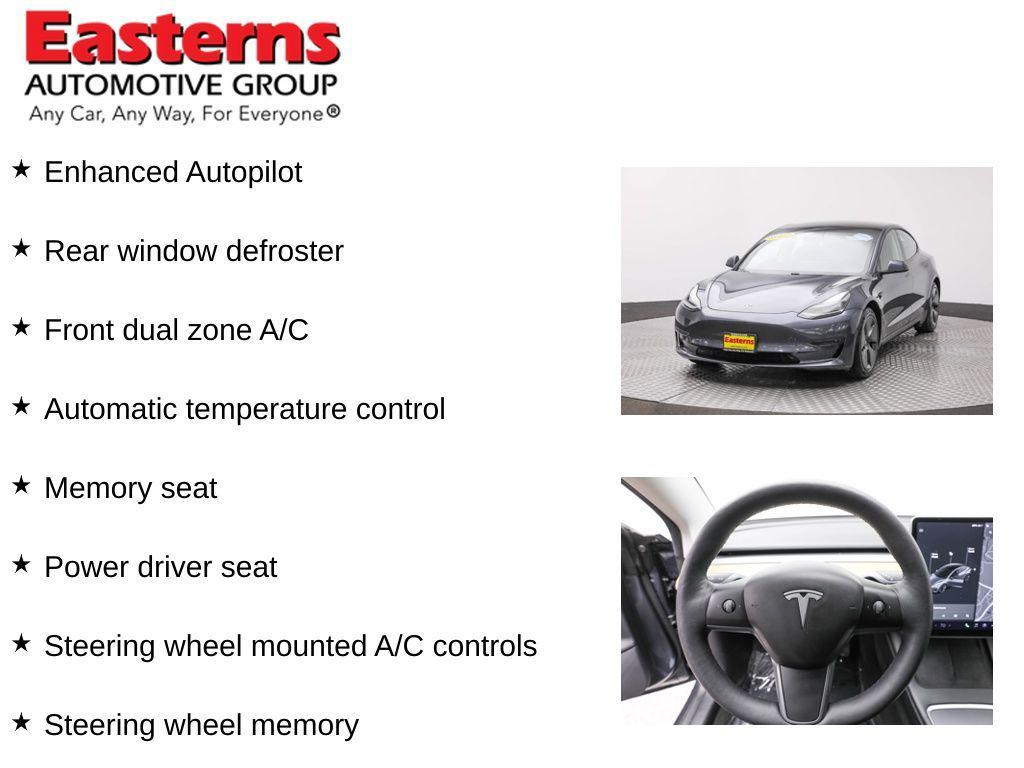 used 2021 Tesla Model 3 car, priced at $20,490