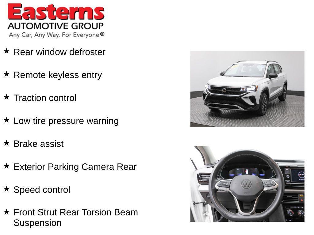 used 2024 Volkswagen Taos car, priced at $18,090