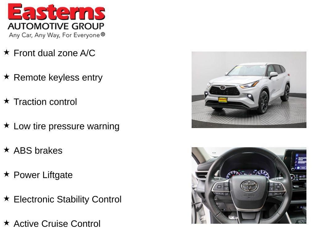used 2023 Toyota Highlander car, priced at $28,590