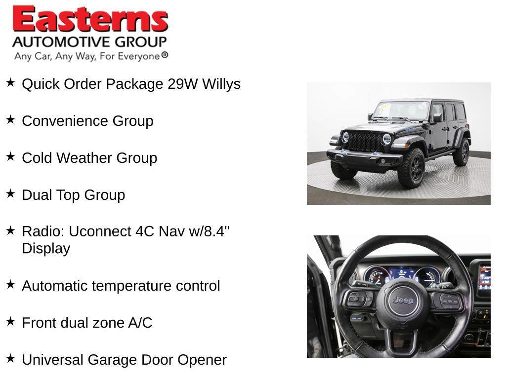 used 2023 Jeep Wrangler 4xe car, priced at $26,950