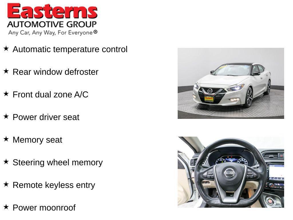 used 2017 Nissan Maxima car, priced at $17,950