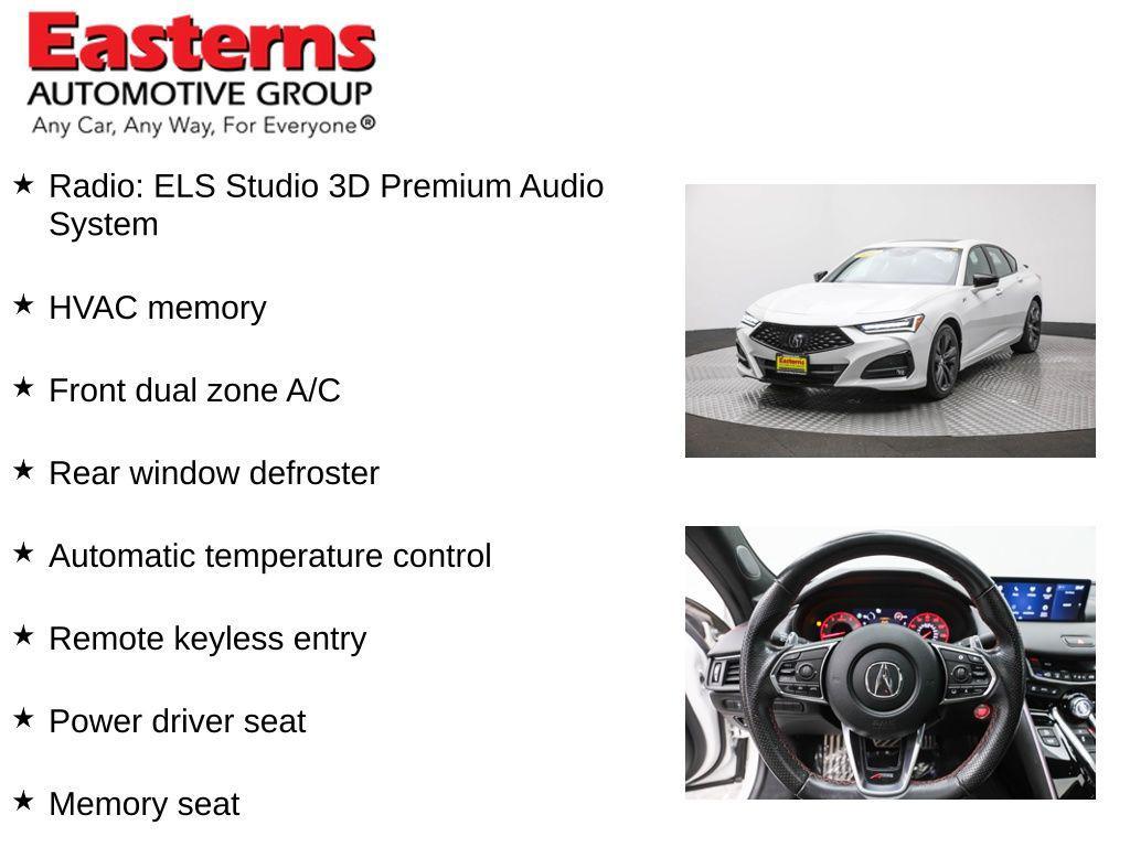 used 2021 Acura TLX car, priced at $29,950
