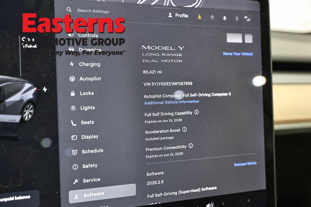 used 2021 Tesla Model Y car, priced at $23,490