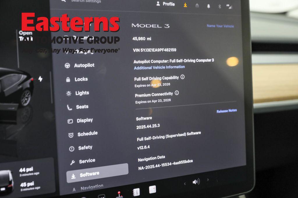 used 2023 Tesla Model 3 car, priced at $22,850