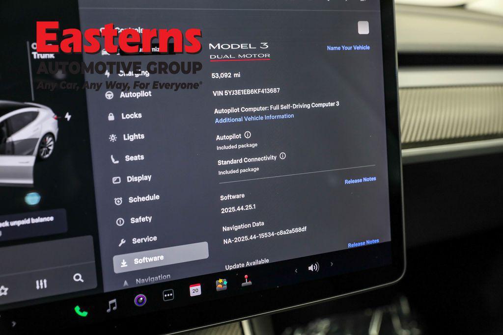 used 2019 Tesla Model 3 car, priced at $22,490