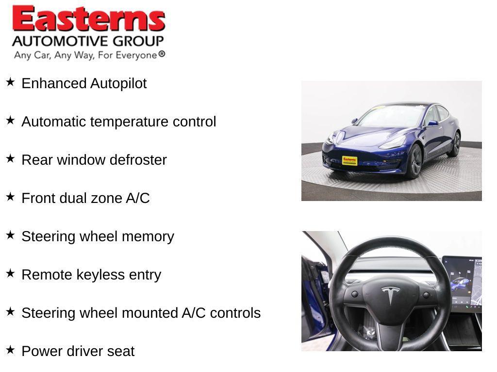 used 2018 Tesla Model 3 car, priced at $19,950