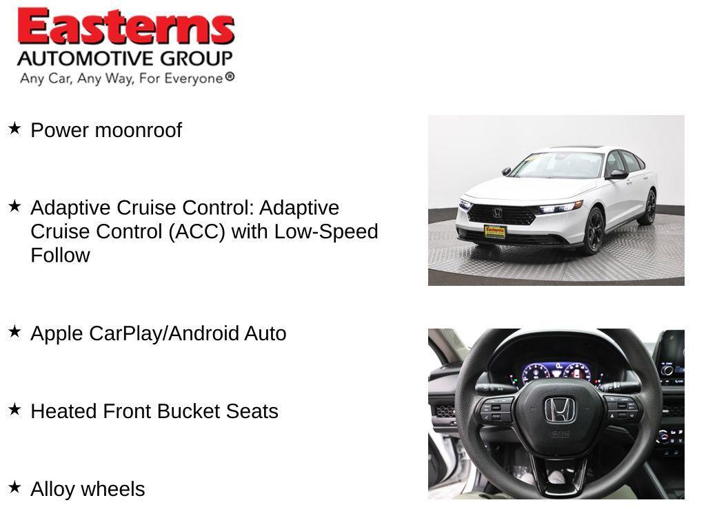 used 2025 Honda Accord car, priced at $29,149