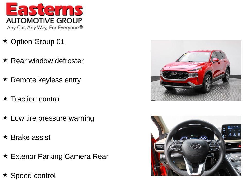 used 2022 Hyundai Santa Fe car, priced at $19,990