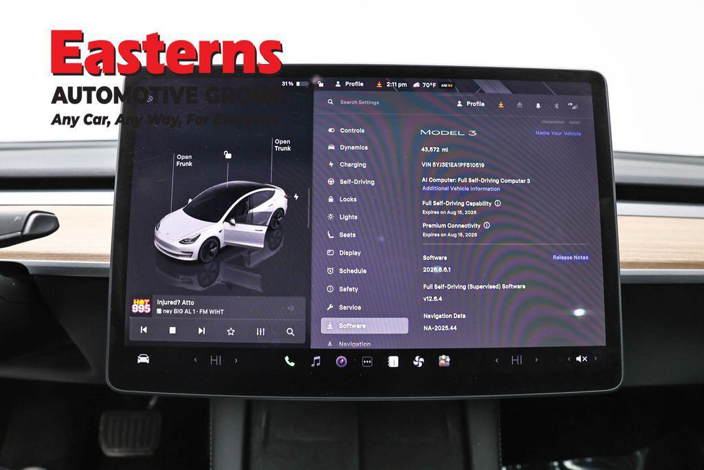 used 2023 Tesla Model 3 car, priced at $25,074