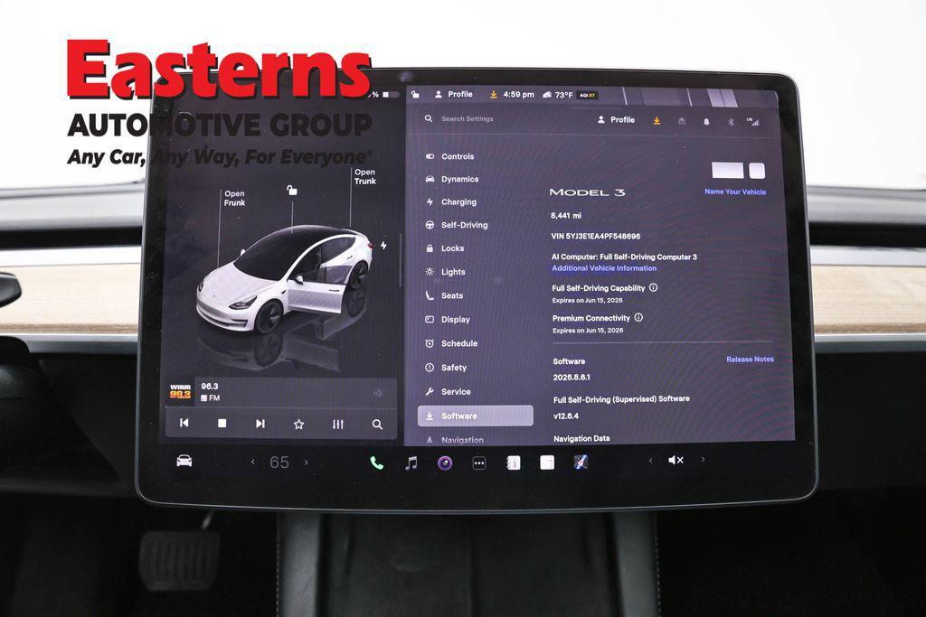 used 2023 Tesla Model 3 car, priced at $27,189